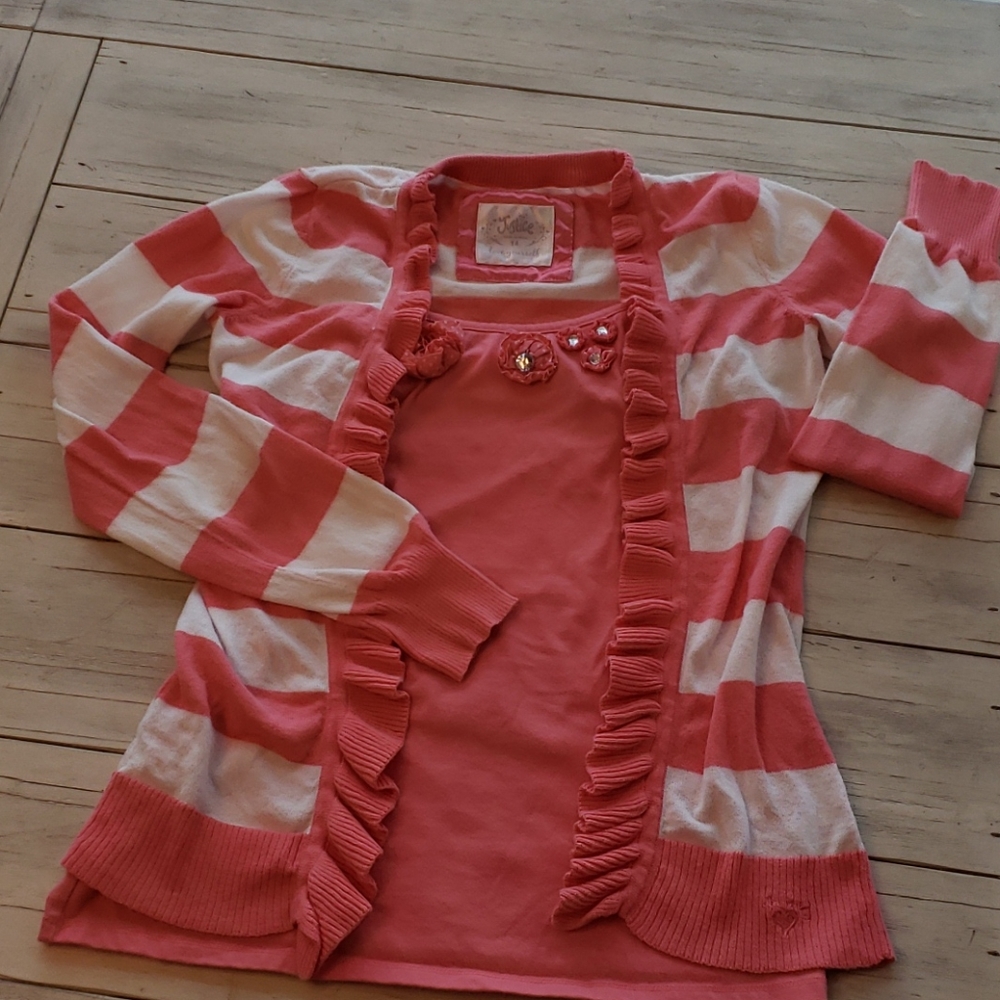 Justice sweater and cami set